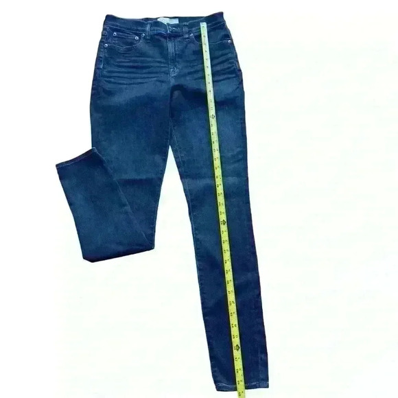 9" high-rise toothpick j crew skinny jeans size 28T - Picture 7 of 14